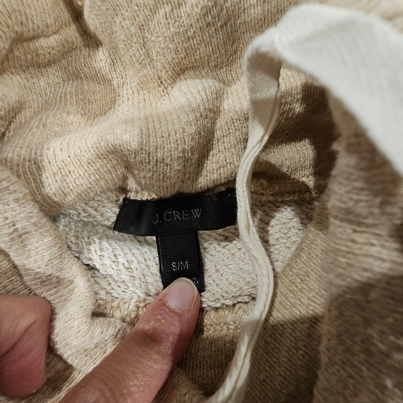 J. Crew Long Beige Sweater Tunic w/ pockets - Picture 3 of 3